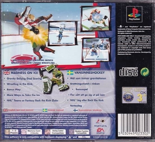 NHL Rock the Rink - PS1 (B Grade) (Genbrug)